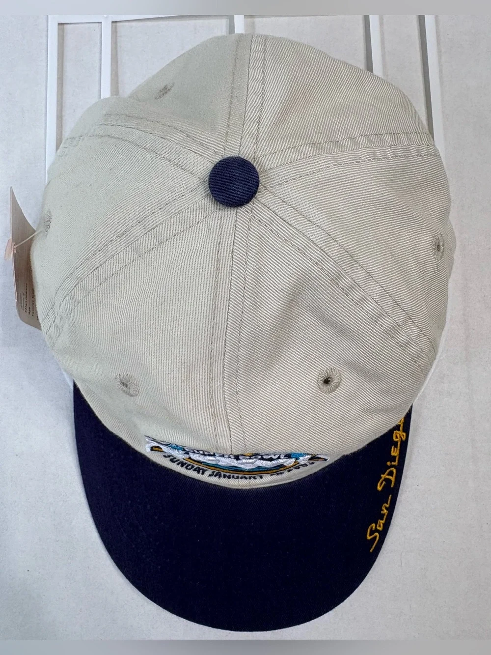 NWT Reebok Super Bowl XXXVII (37) Hat Cap San Diego 2003 NFL Deadstock Strapback